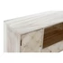 Kép 3/8 - Tv-s szekrény császárfa, fenyő, fém 118x40x65 cm világosbarna