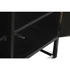 Kép 7/8 - Tv-s szekrény fa, fém 120x37x50 cm fekete, arany