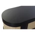 Kép 3/8 - Tv-s szekrény fa, rattan 180x45x46 cm fekete, natúr