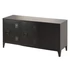 Kép 2/2 - Tv-s szekrény fém 120x40x58 cm fekete