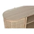 Kép 3/10 - Tv-s szekrény gumifa, rattan 120x43,5x60 cm natúr