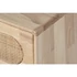 Kép 4/8 - Tv-s szekrény gumifa, rattan, fém 120x30x48 cm natúr