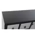 Kép 3/7 - Tv-s szekrény keleti lucfenyő, mdf 130x24x51 cm fekete, ezüst