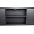 Kép 6/7 - Tv-s szekrény keleti lucfenyő, mdf 130x24x51 cm fekete, piros