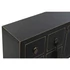 Kép 3/10 - Tv-s szekrény keleti lucfenyő, mdf, fém 130x26x51 cm színes