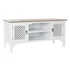 Kép 2/7 - Tv-s szekrény lucfenyő 120x45x58 cm fehér, világosbarna