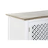 Kép 3/7 - Tv-s szekrény lucfenyő 120x45x58 cm fehér, világosbarna