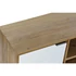 Kép 3/8 - Tv-s szekrény lucfenyő 140x38x53 cm barna, fehér