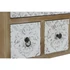 Kép 7/11 - Tv-s szekrény lucfenyő, fém 120x40x61 cm natúr, fehér
