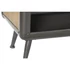 Kép 3/5 - Tv-s szekrény lucfenyő, fém 140x41x57 cm natúr, világosszürke