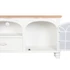 Kép 5/11 - Tv-s szekrény lucfenyő, fém 150x36x56 cm fehér, natúr