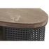 Kép 4/7 - Tv-s szekrény lucfenyő, fém 150x39x58 cm fekete, barna