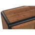 Kép 3/8 - Tv-s szekrény lucfenyő, fém 150x40x50 cm sötétbarna, sötétszürke