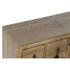 Kép 3/9 - Tv-s szekrény lucfenyő, mdf 130x24x51 cm natúr, fekete