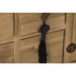 Kép 4/9 - Tv-s szekrény lucfenyő, mdf 130x24x51 cm natúr, fekete