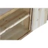 Kép 6/9 - Tv-s szekrény lucfenyő, mdf 130x24x51 cm natúr, fekete