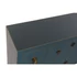 Kép 3/8 - Tv-s szekrény lucfenyő, mdf 130x24x51 cm petrolkék, piros