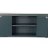 Kép 6/8 - Tv-s szekrény lucfenyő, mdf 130x24x51 cm petrolkék, piros