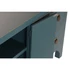 Kép 7/8 - Tv-s szekrény lucfenyő, mdf 130x24x51 cm petrolkék, piros