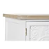 Kép 4/9 - Tv-s szekrény lucfenyő, mdf 141x40x54 cm fehér, natúr