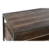 Kép 3/9 - Tv-s szekrény mangófa, fém 120x40x56 cm barna, fekete
