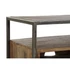 Kép 4/9 - Tv-s szekrény mangófa, fém 120x40x56 cm barna, fekete