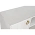 Kép 3/10 - Tv-s szekrény mangófa, fém 120x40x60 cm fehér, arany