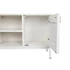 Kép 5/10 - Tv-s szekrény mangófa, fém 120x40x60 cm fehér, arany