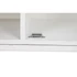 Kép 6/10 - Tv-s szekrény mangófa, fém 120x40x60 cm fehér, arany