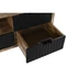 Kép 5/7 - Tv-s szekrény mangófa, fém 125x40x55 cm fekete, barna