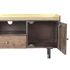 Kép 5/7 - Tv-s szekrény mangófa, fém 130x45x60 cm színes