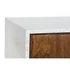 Kép 3/11 - Tv-s szekrény mangófa, fém 135x35x51 cm színes