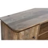 Kép 3/9 - Tv-s szekrény mangófa, fém 140x40x55 cm natúr, sötétszürke