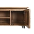 Kép 5/9 - Tv-s szekrény mangófa, fém 140x40x55 cm natúr, sötétszürke