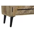 Kép 4/9 - Tv-s szekrény mangófa, fém 150x40x59 cm barna, fekete