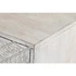 Kép 4/9 - Tv-s szekrény mangófa, fém 180x40x60 cm fehér, fekete