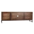 Kép 9/9 - Tv-s szekrény mangófa, fém 180x40x60 cm fehér, fekete