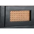 Kép 11/11 - Tv-s szekrény mangófa, rattan 145,5x40,5x60 cm fekete, natúr