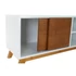 Kép 5/7 - Tv-s szekrény mdf 100x40x50 cm fehér, barna