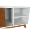 Kép 6/7 - Tv-s szekrény mdf 100x40x50 cm fehér, barna