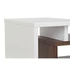 Kép 5/6 - Tv-s szekrény mdf 110x60x58 cm fehér, barna