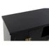 Kép 3/6 - Tv-s szekrény mdf, fém 120x31x56 cm fekete, arany