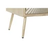 Kép 4/8 - Tv-s szekrény mdf, lucfenyő, fém 130x40x60 cm natúr, arany
