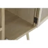 Kép 6/8 - Tv-s szekrény mdf, lucfenyő, fém 130x40x60 cm natúr, arany