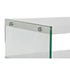 Kép 6/10 - Tv-s szekrény mdf, üveg 160x40x45 cm fehér