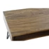 Kép 3/7 - Tv-s szekrény rózsafa, fém 115x45x44 cm natúr, fekete