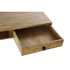 Kép 5/7 - Tv-s szekrény rózsafa, fém 115x45x44 cm natúr, fekete
