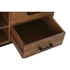 Kép 4/8 - Tv-s szekrény teakfa, fém 125x40x55 cm barna