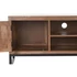 Kép 5/8 - Tv-s szekrény teakfa, fém 125x40x55 cm barna
