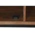 Kép 8/8 - Tv-s szekrény teakfa, fém 125x40x55 cm barna